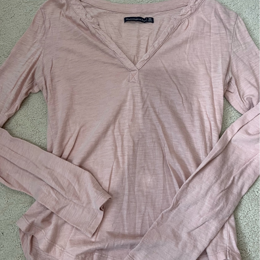 Abercrombie Pink Long Sleeve